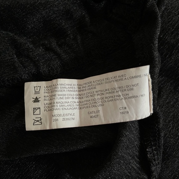 Aloha bathing suit coverup 
Black,polyester size14 - Picture 5 of 5